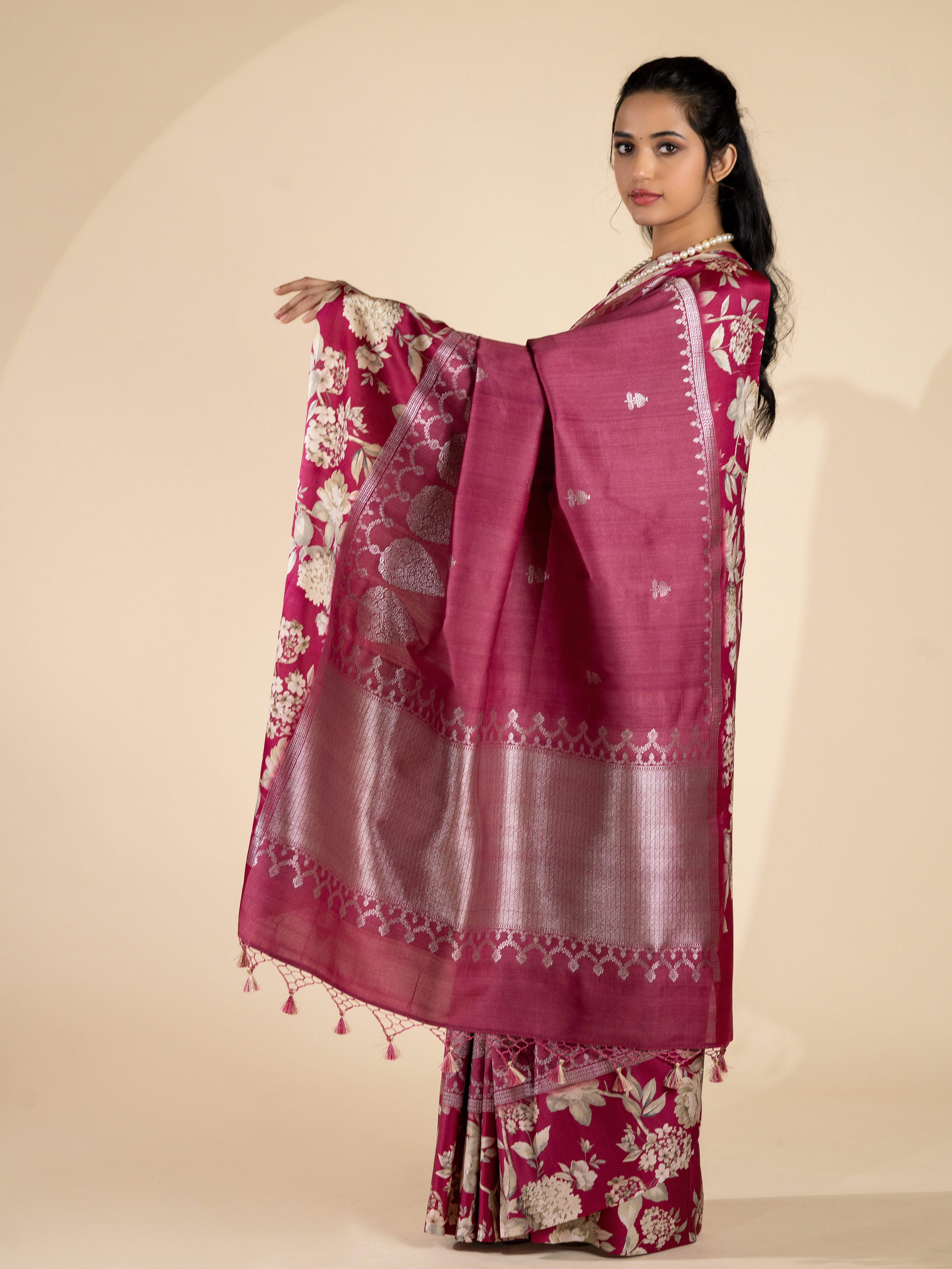 Tussore Saree