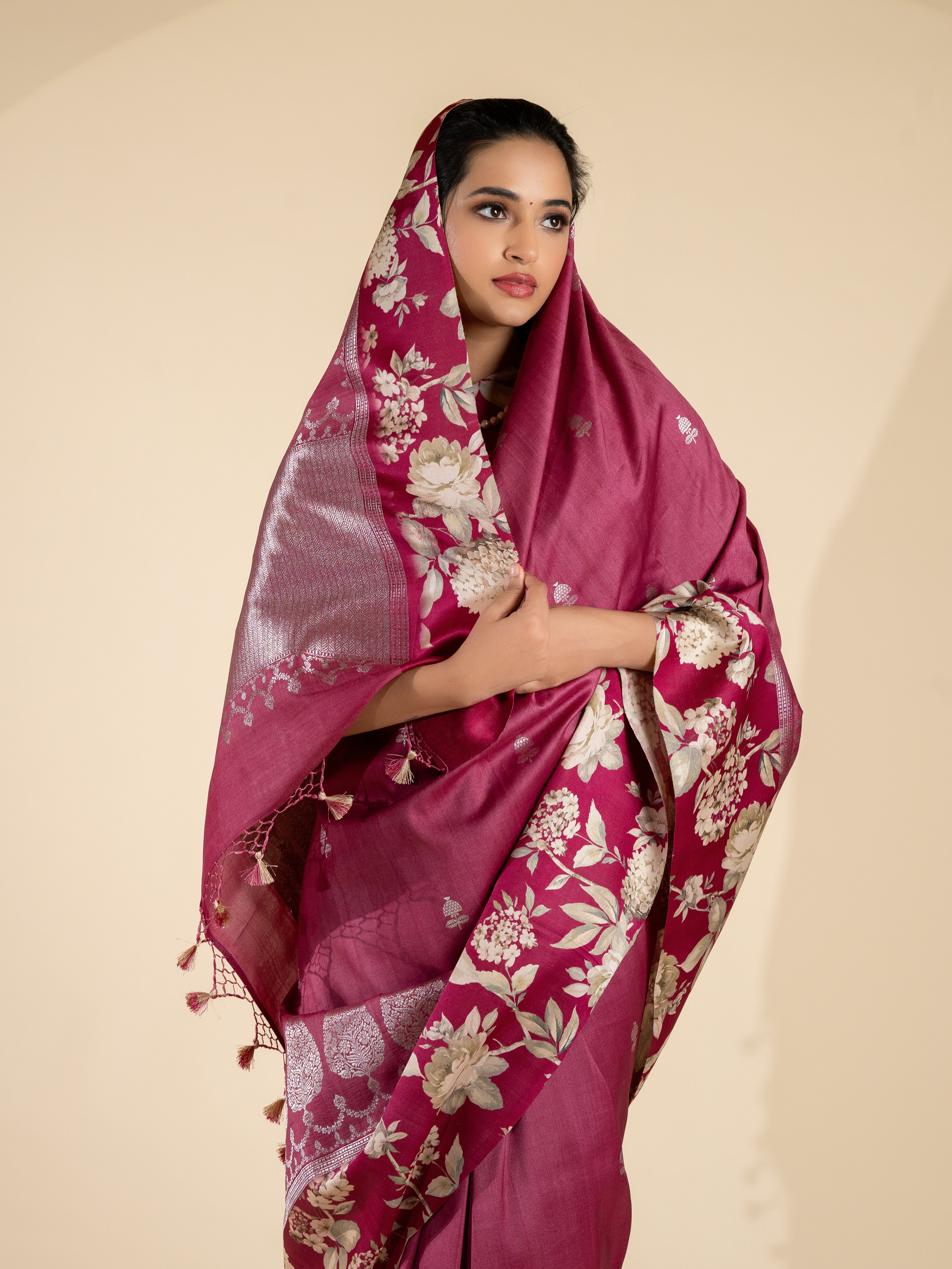 Tussore Saree
