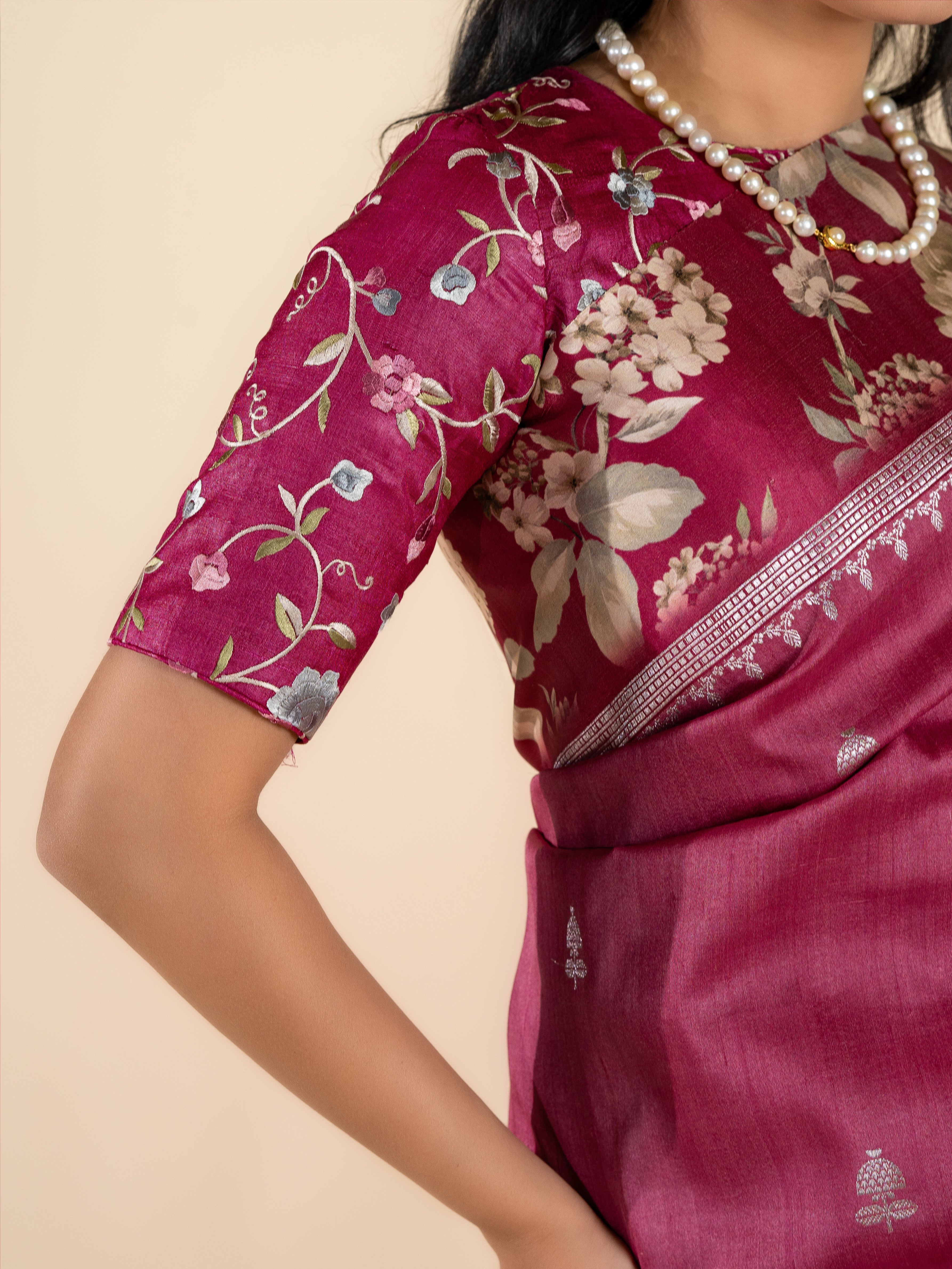Tussore Saree