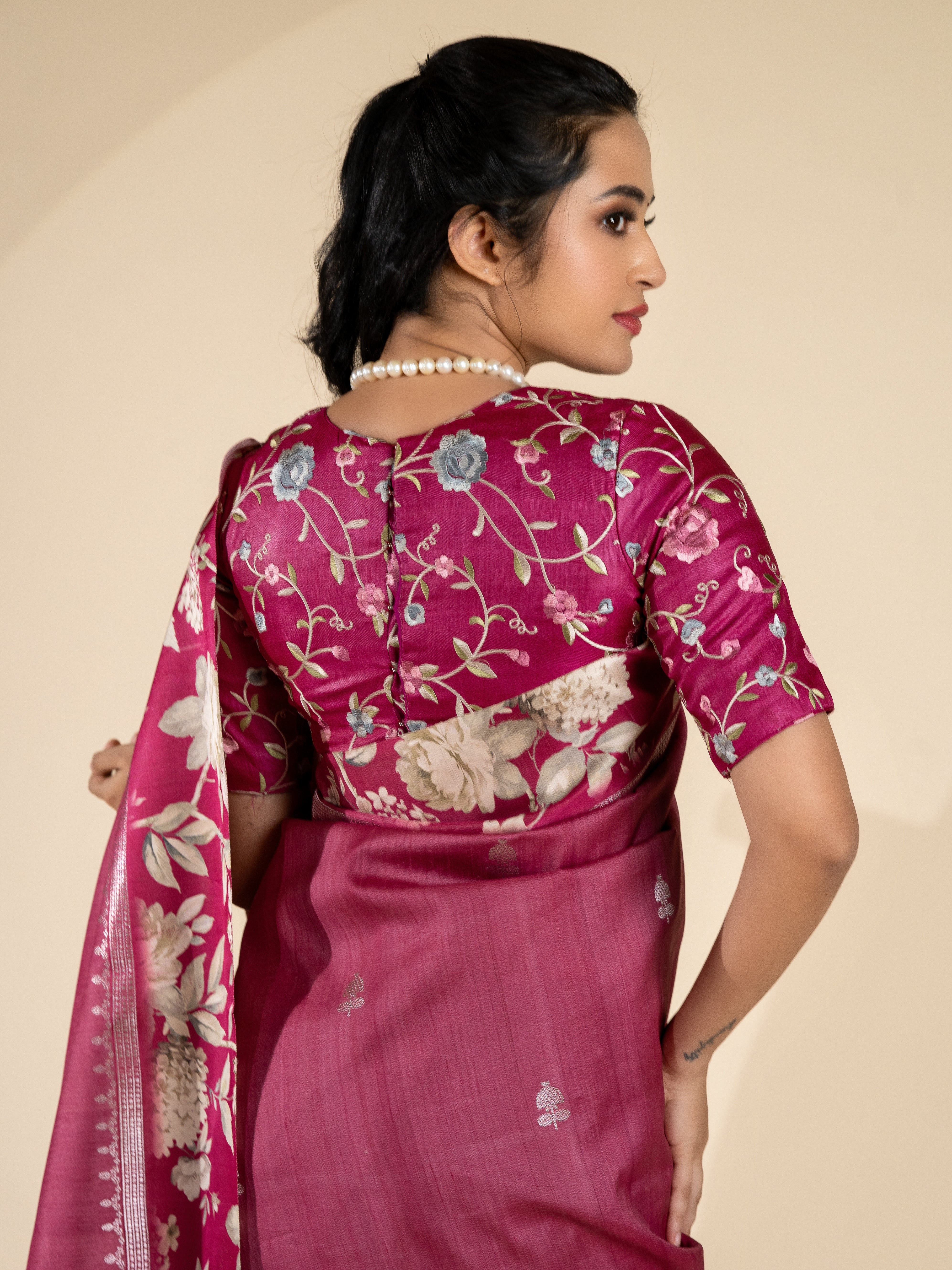 Tussore Saree