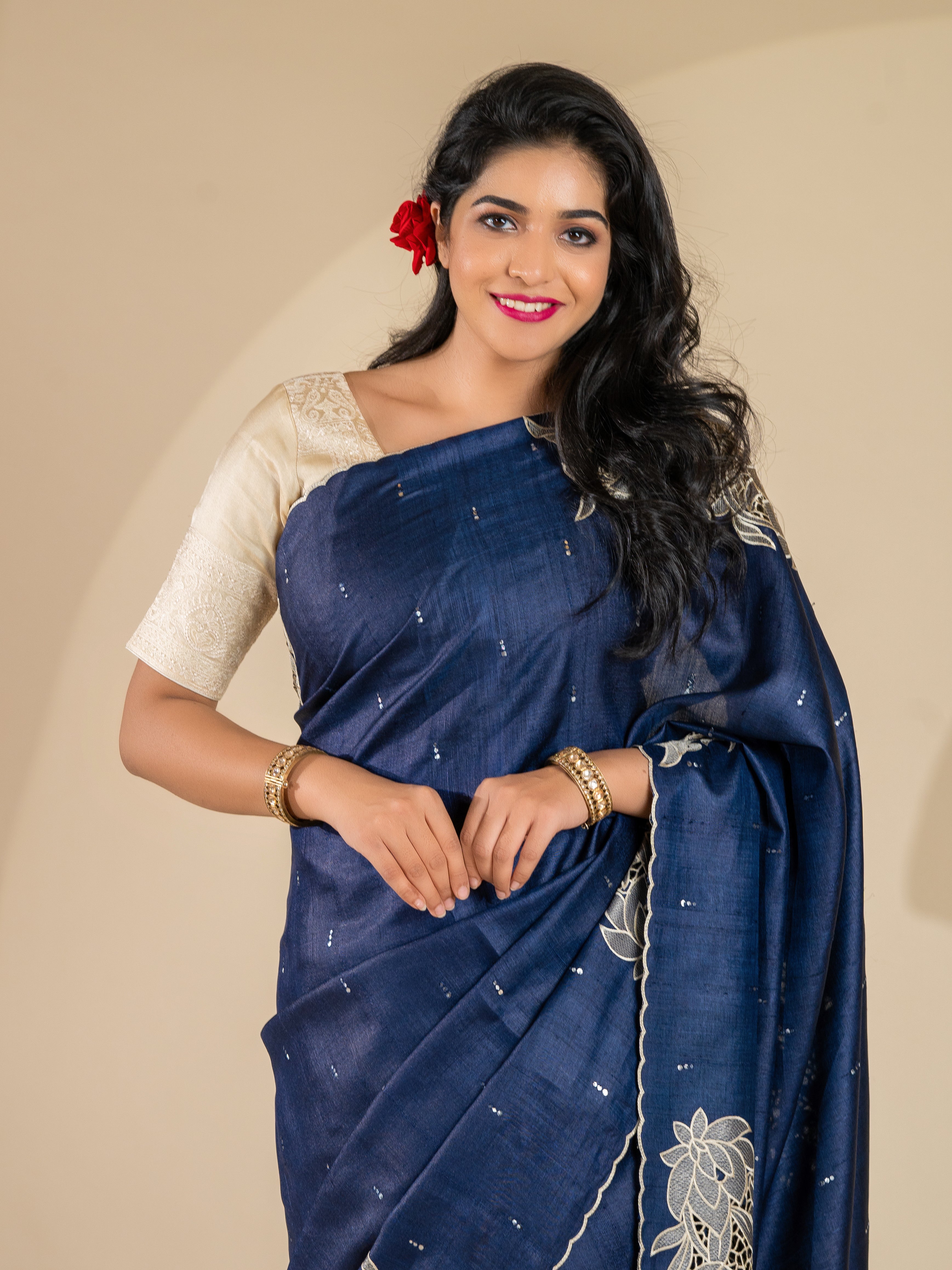 Tussore Saree