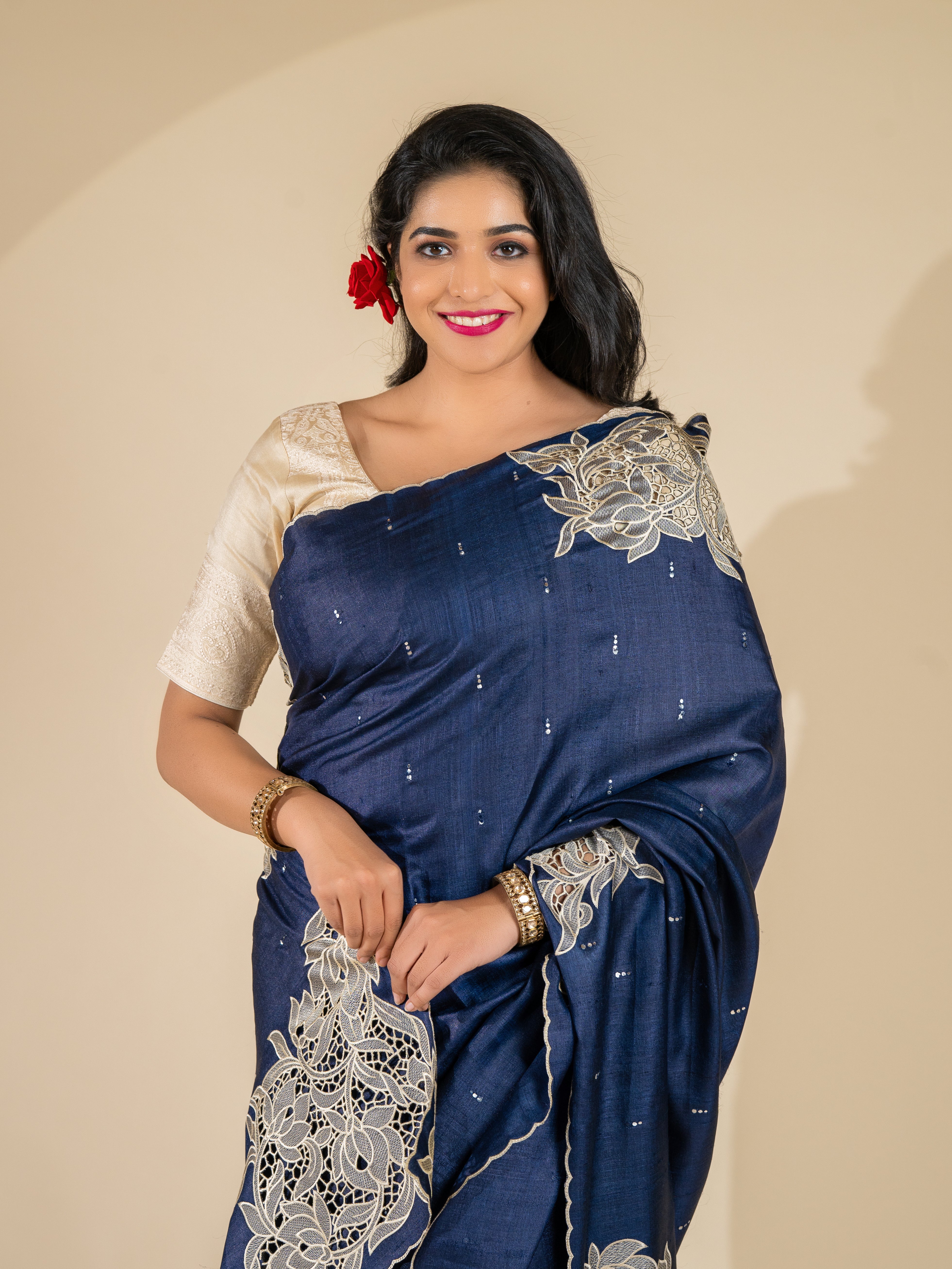 Tussore Saree