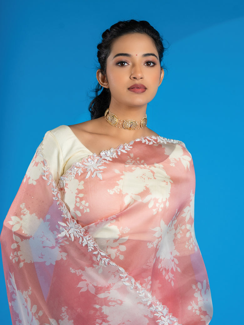 Organza Saree