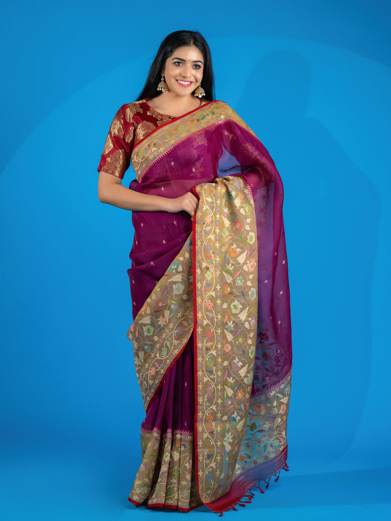 Banarasi Kora Saree