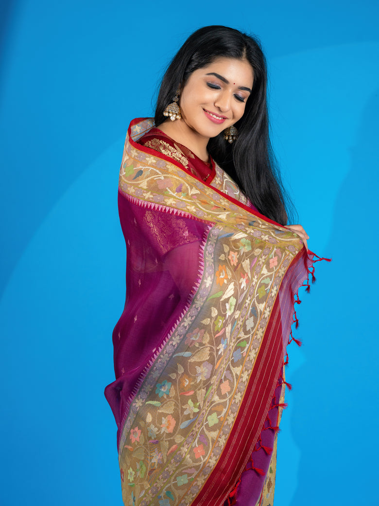 Banarasi Kora Saree