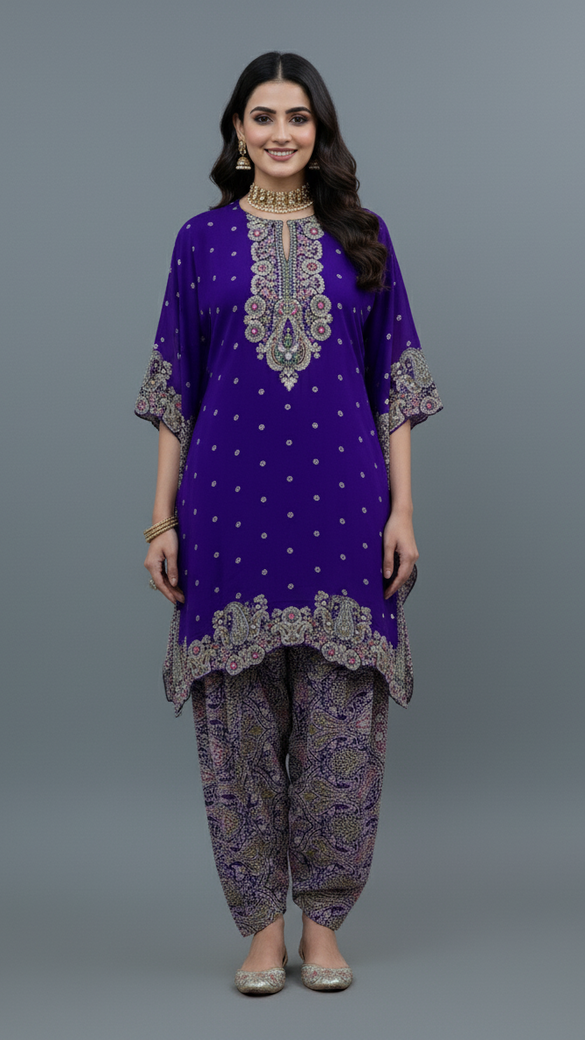 indo-western cordset