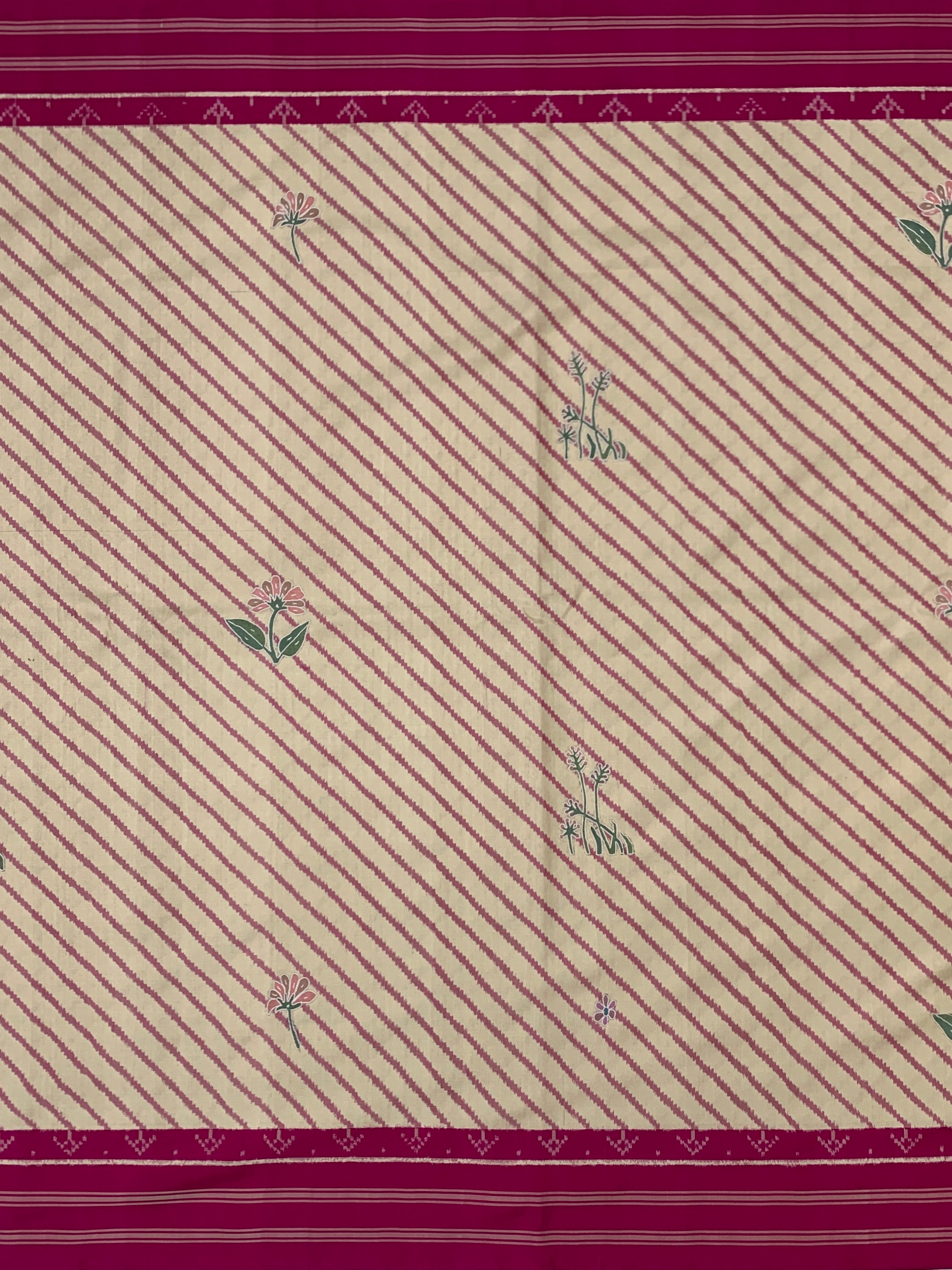 Patola Saree Cream In Colour