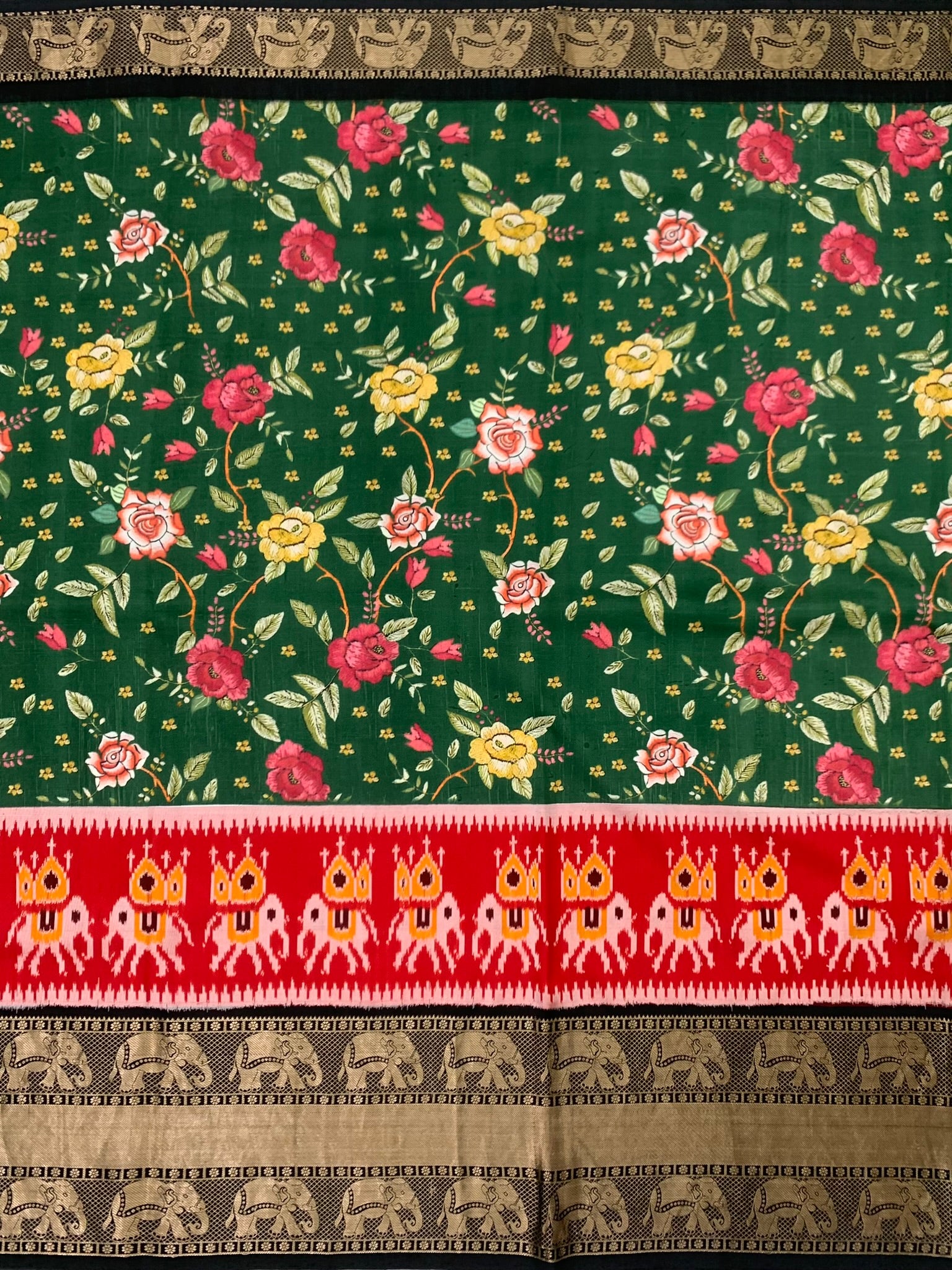 Kanjeevaram printed Saree 