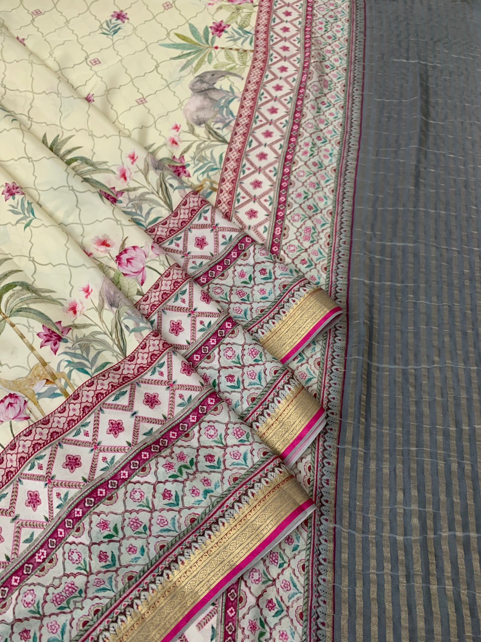 Crepe Saree