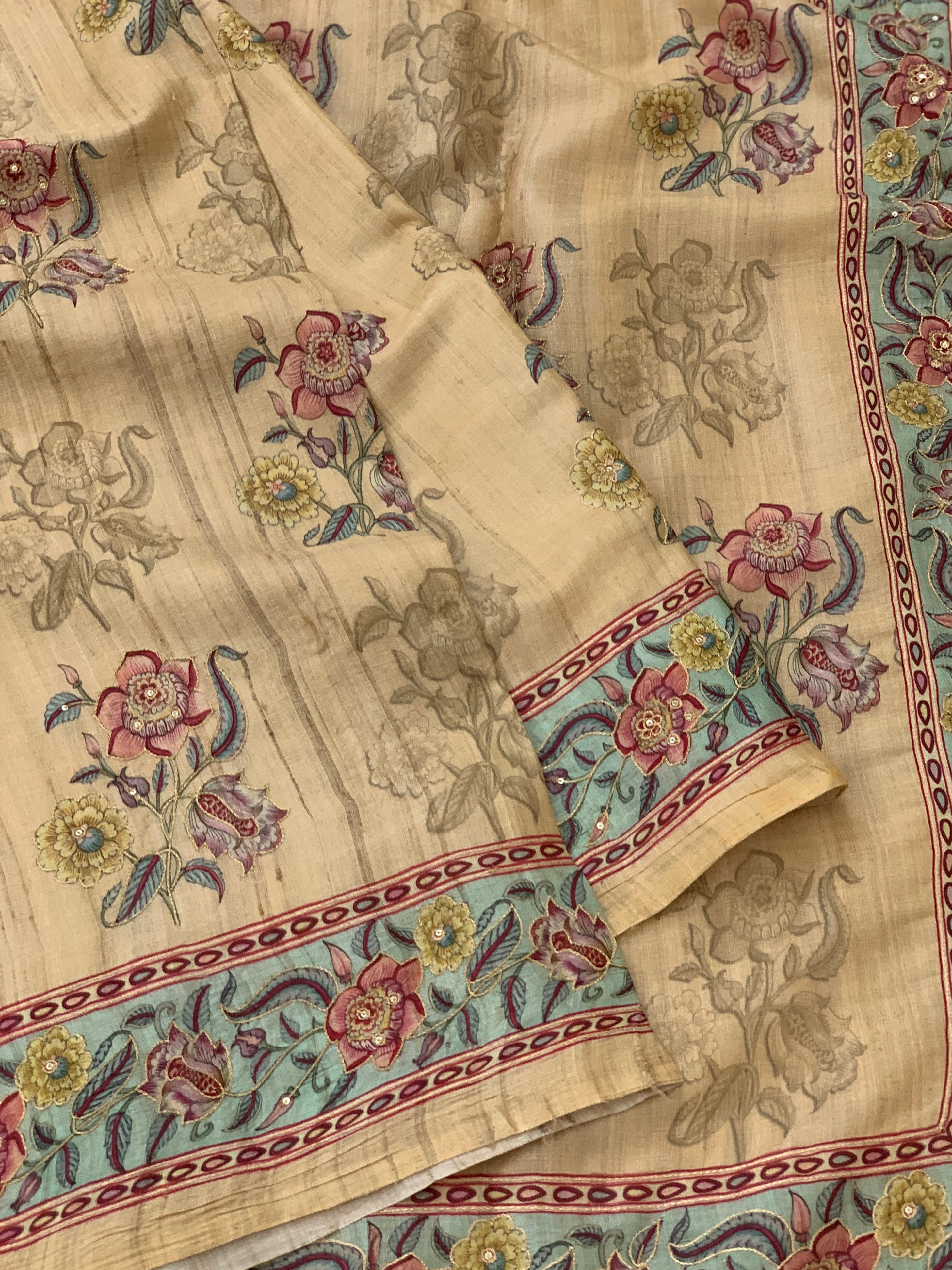 Tussore Saree