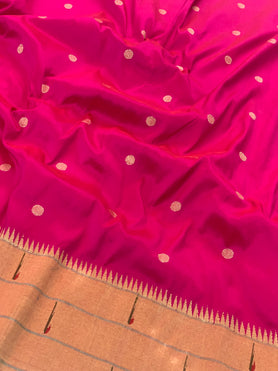 Paithani Saree Pink In Colour