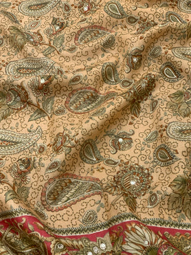 Tussore Saree Beige In Colour