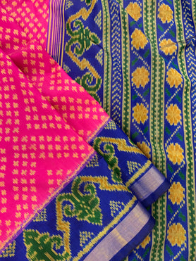 Rajkot Patola Saree Pink In Colour