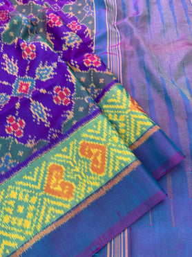 Rajkot Patola Saree Purple In Colour