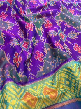 Rajkot Patola Saree Purple In Colour