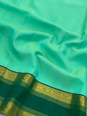 Kanjeevaram Silk Saree Pastel-Green In Colour