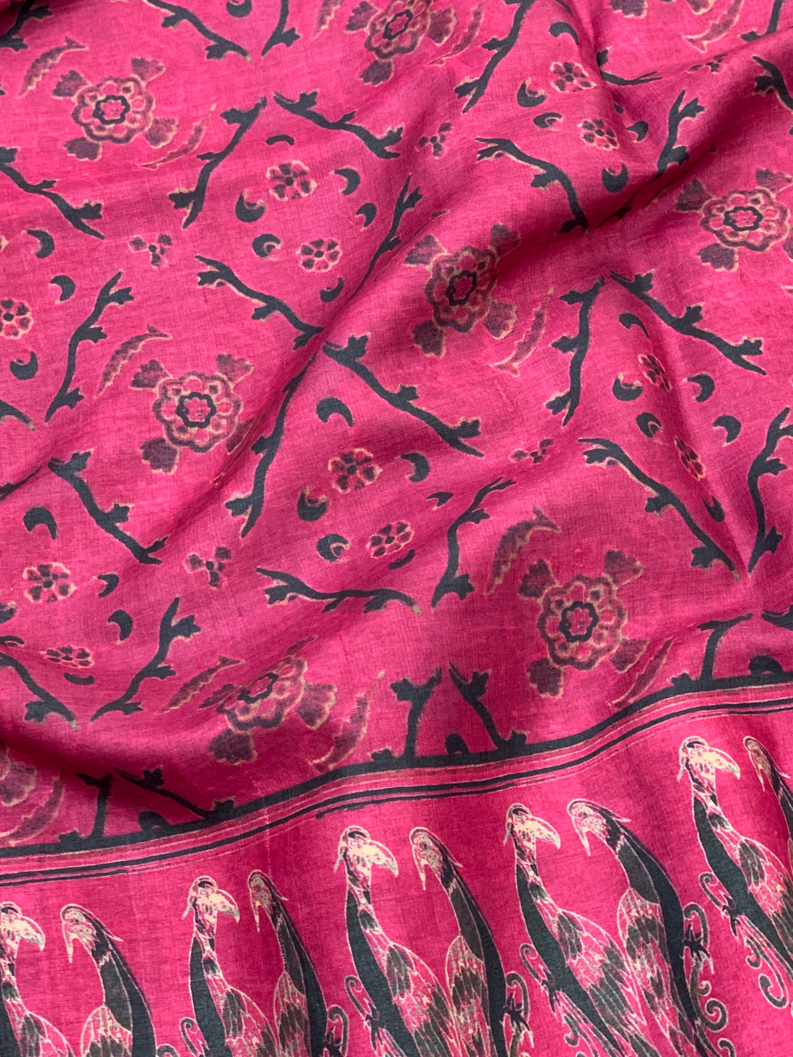 Tussore Saree