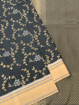 Soft Silk Saree Black In Colour