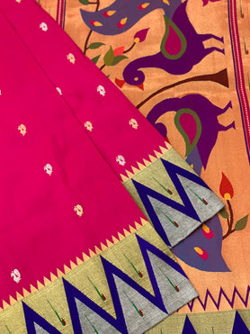 Paithani Saree Pink In Color