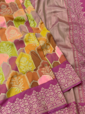 Banarasi Rangkat Kadwa Weave Silk Saree