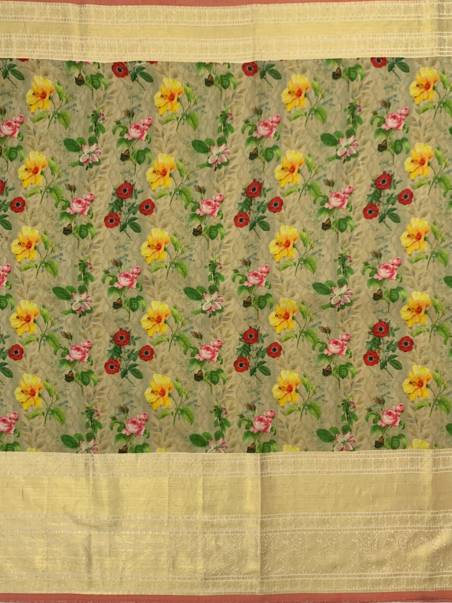 Kanjeevaram printed Saree 