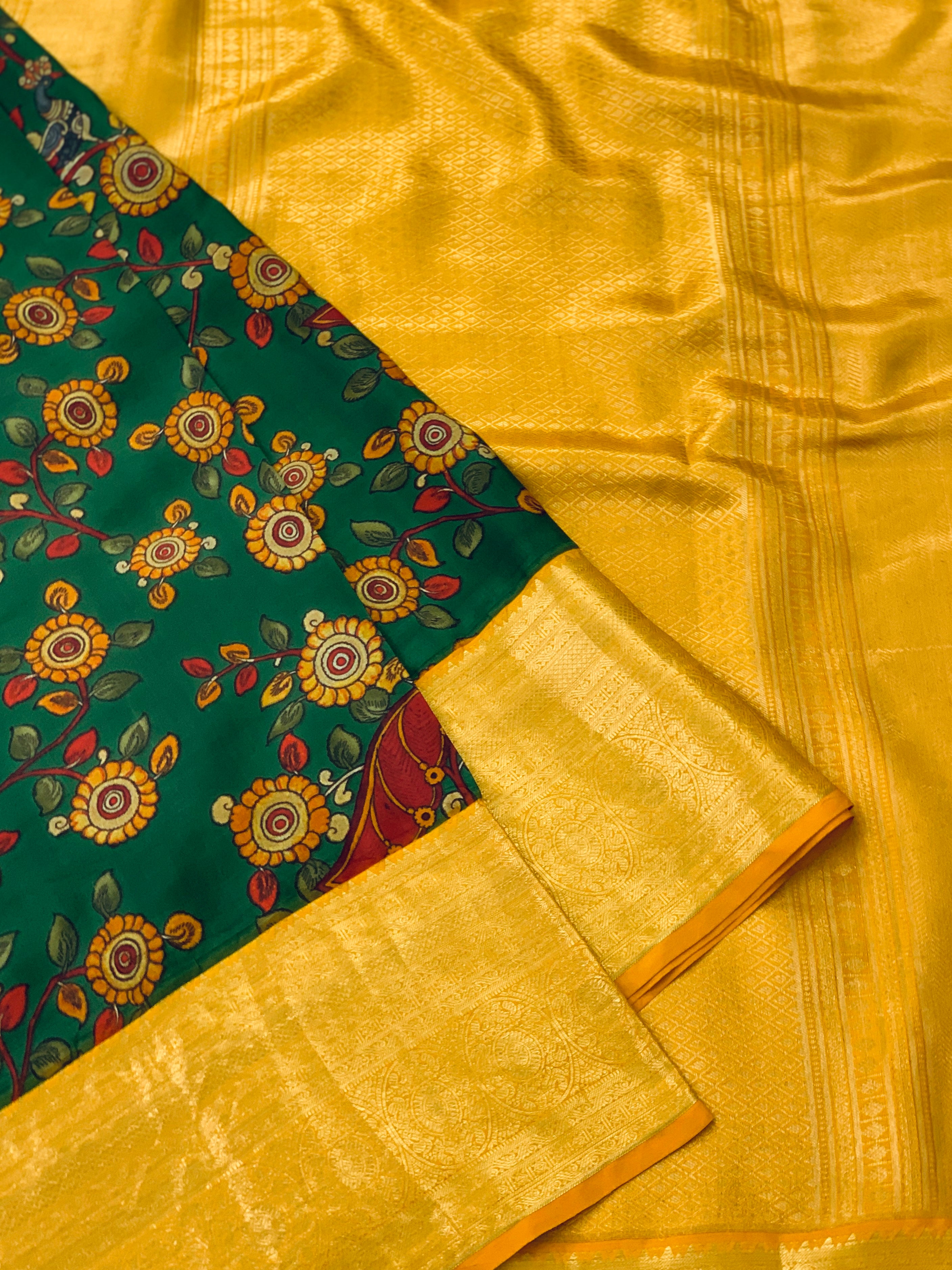 Kanjeevaram printed Saree 