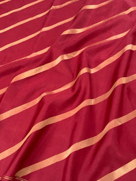 Soft Silk Saree Maroon In Colour