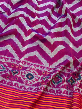 Patola Saree Purple In Colour