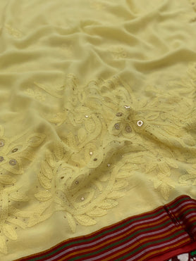 Fusion Chikankari With Patan Patola