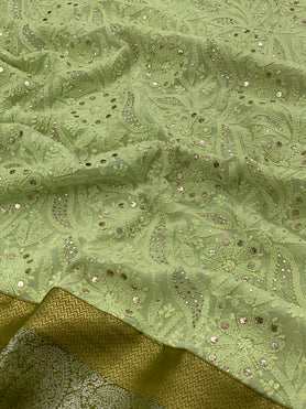 Fusion Chikankari With Kanjeevaram