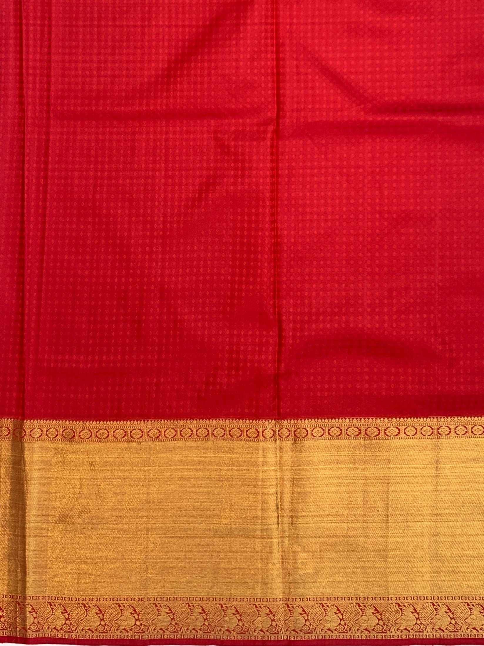 Exquisite Magenta Fusion Patan Patola Saree with Kanjeevaram Border