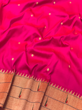 Paithani Saree Pink In Color
