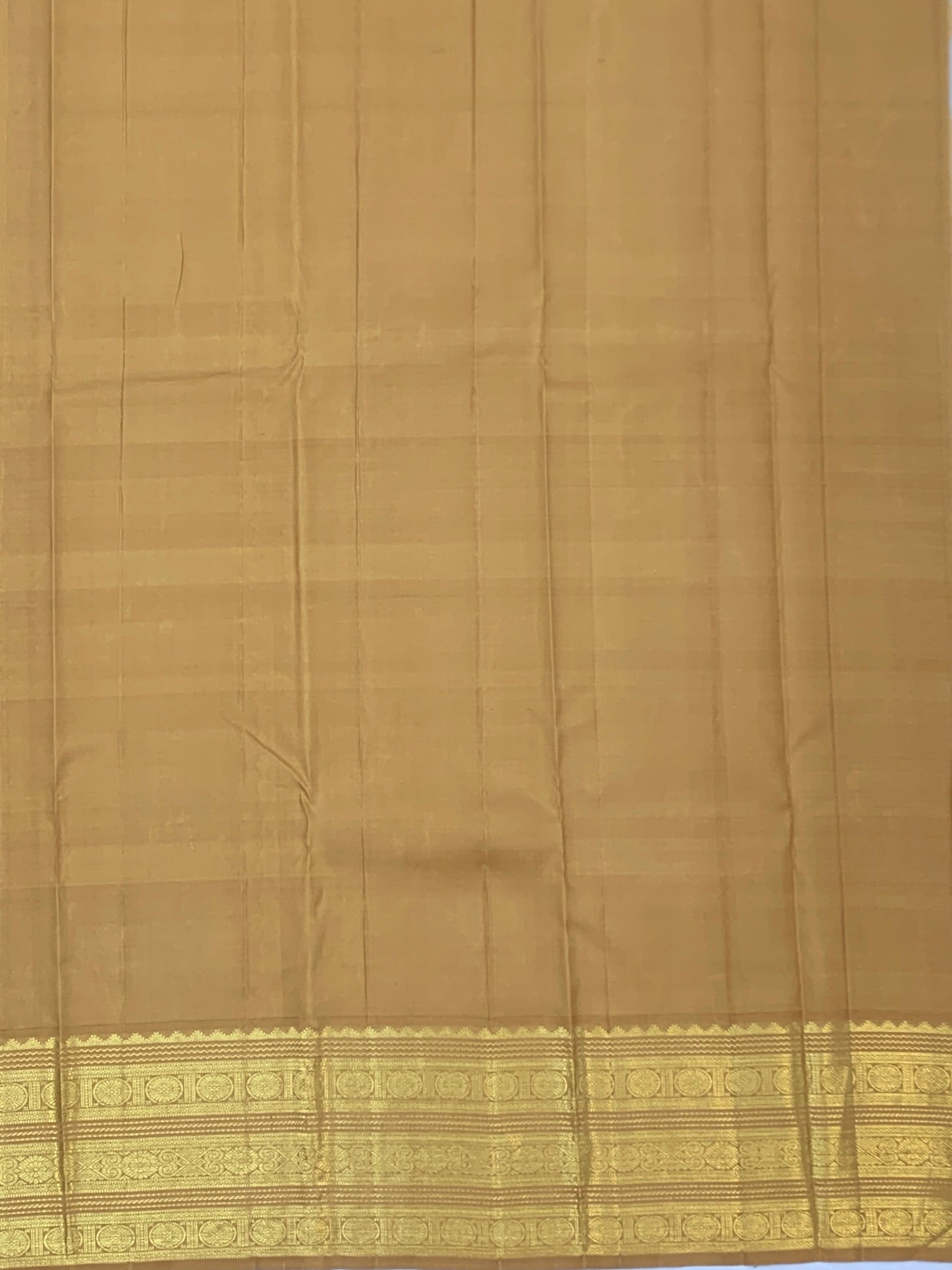 Sky Blue & Mustard Gold Pure Kanjeevaram Silk Saree