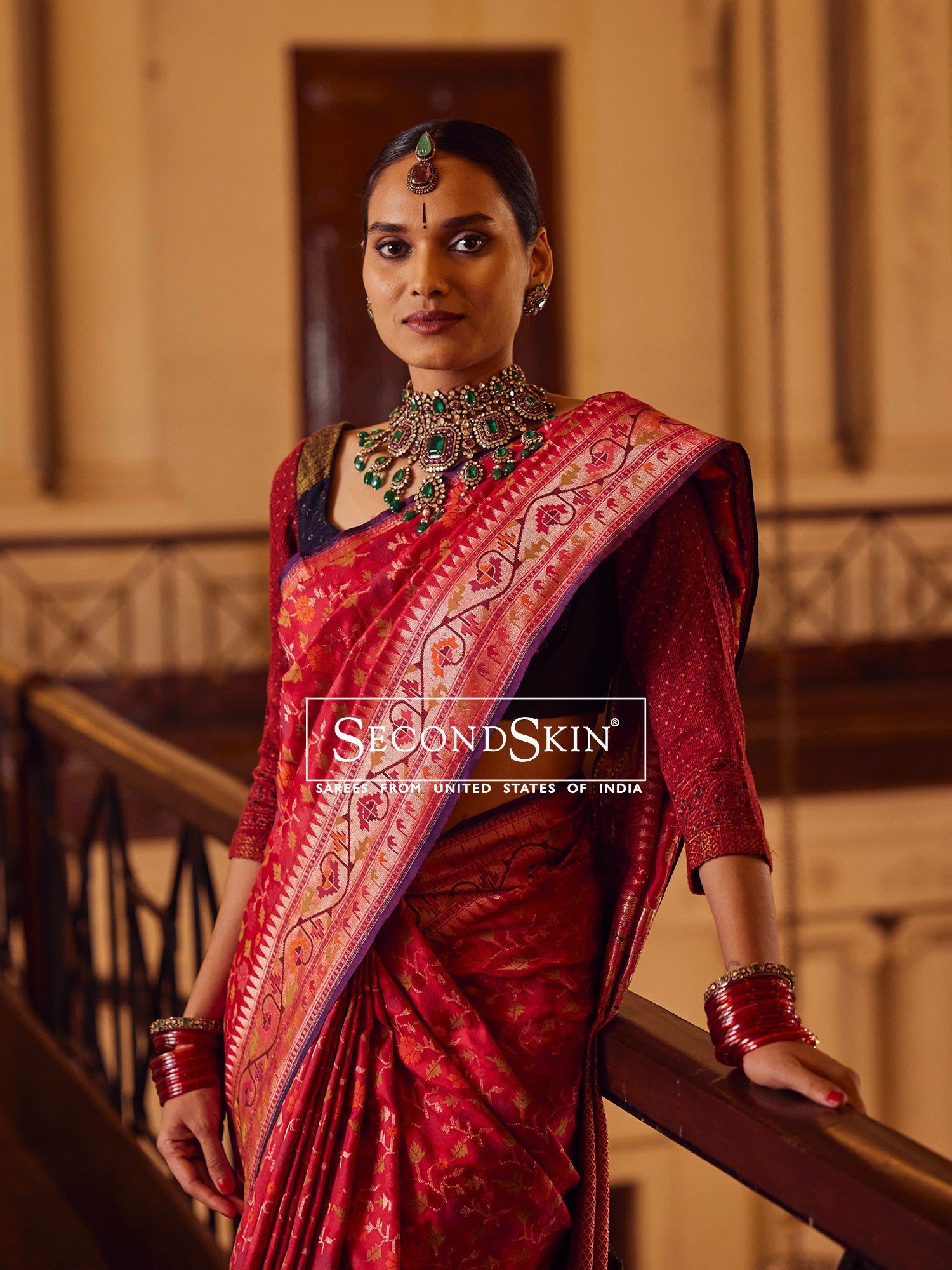 Silk Jamdani Saree