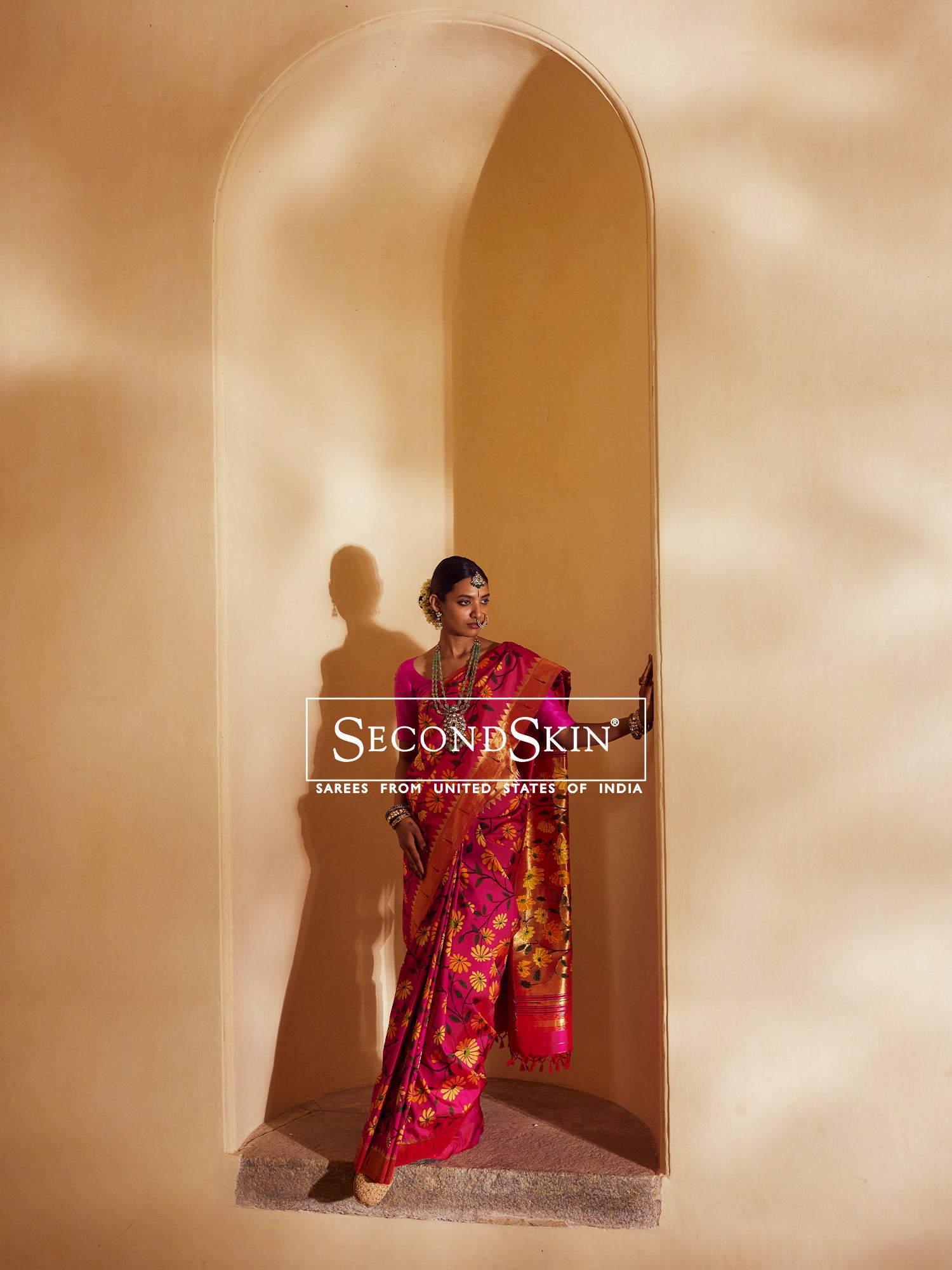 Allover Paithani Silk Saree