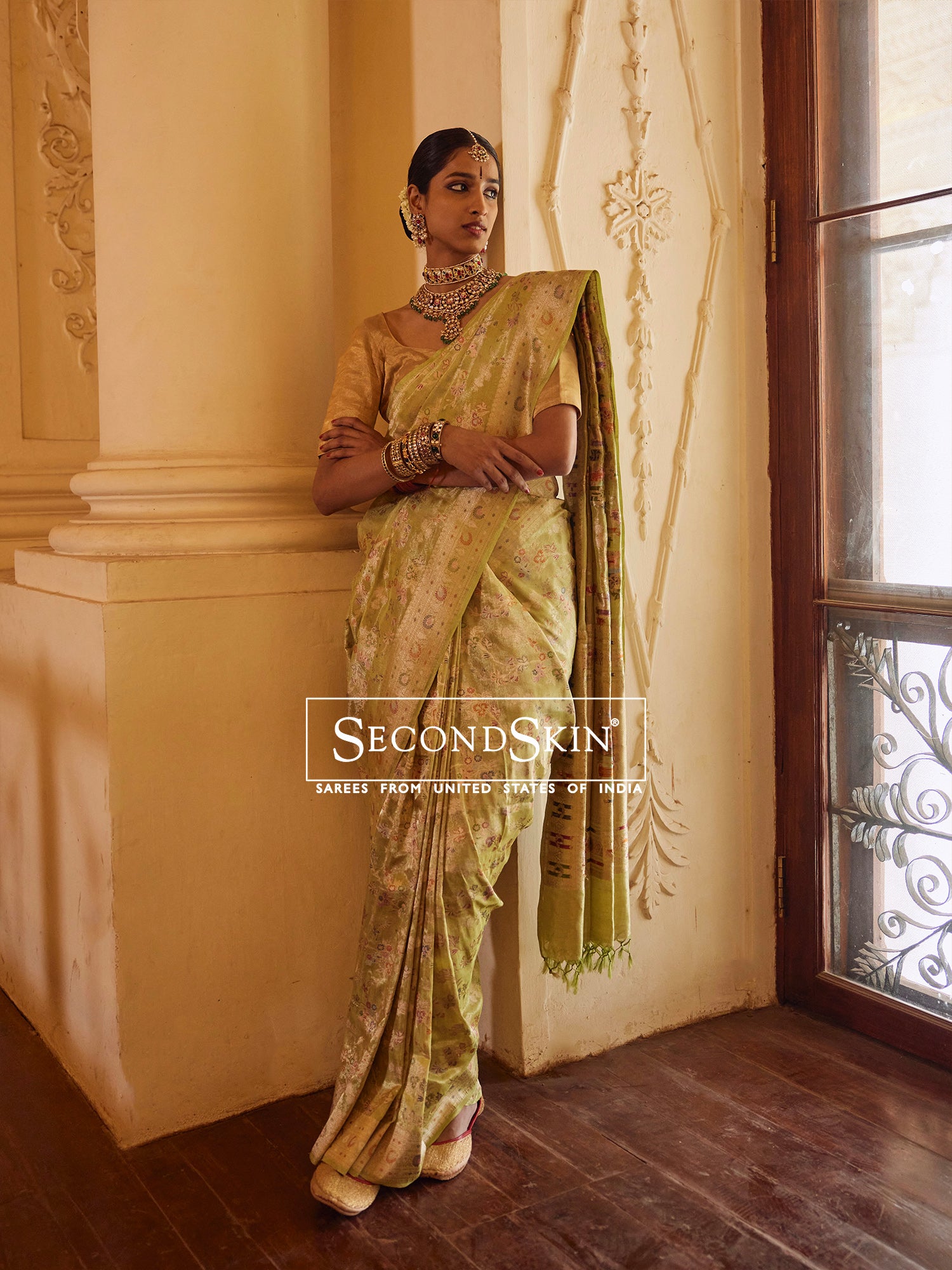 Tissue Banarasi Kadwa Weave Silk Saree