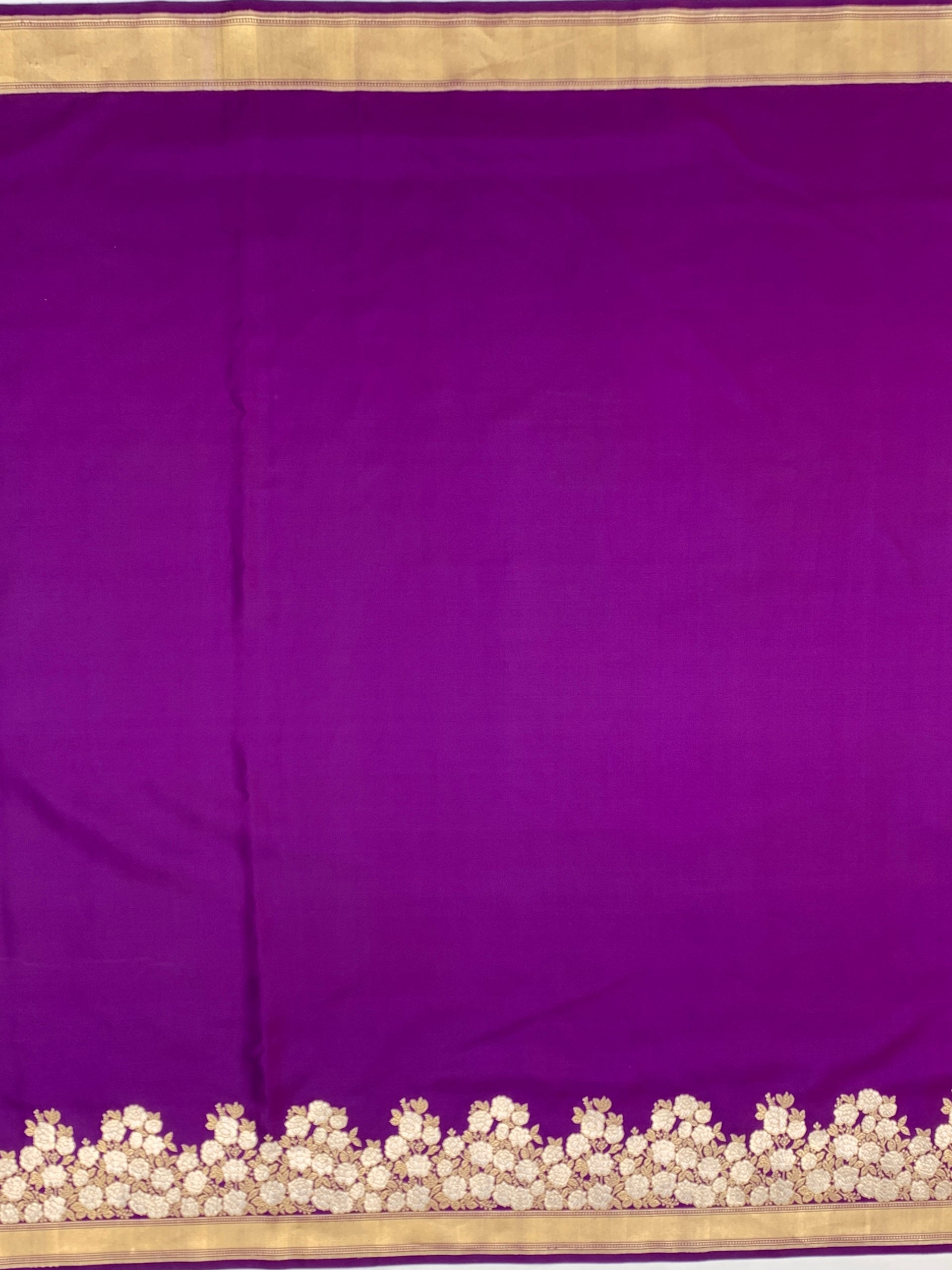 Royal Purple Mashru Silk Saree