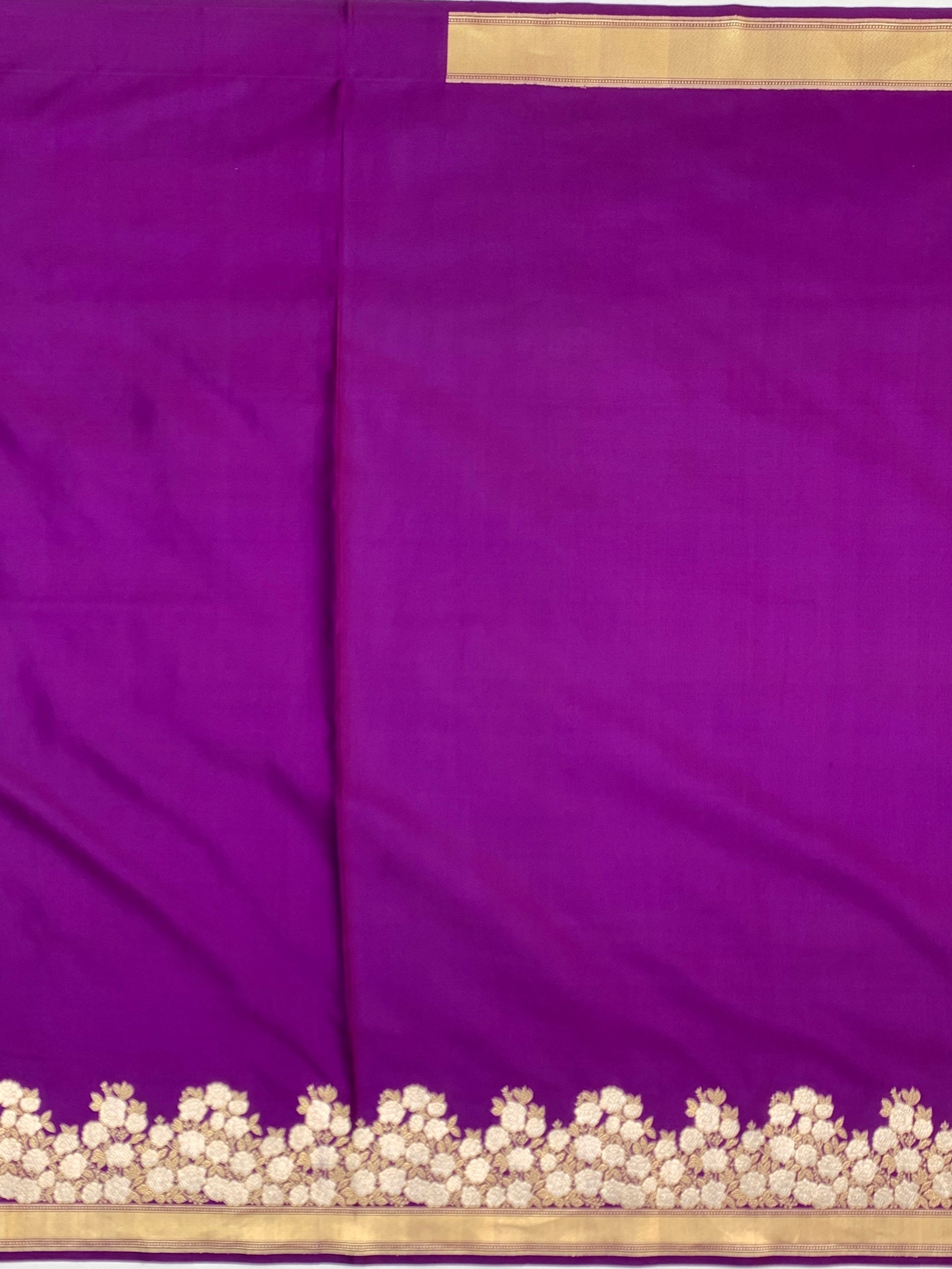 Royal Purple Mashru Silk Saree
