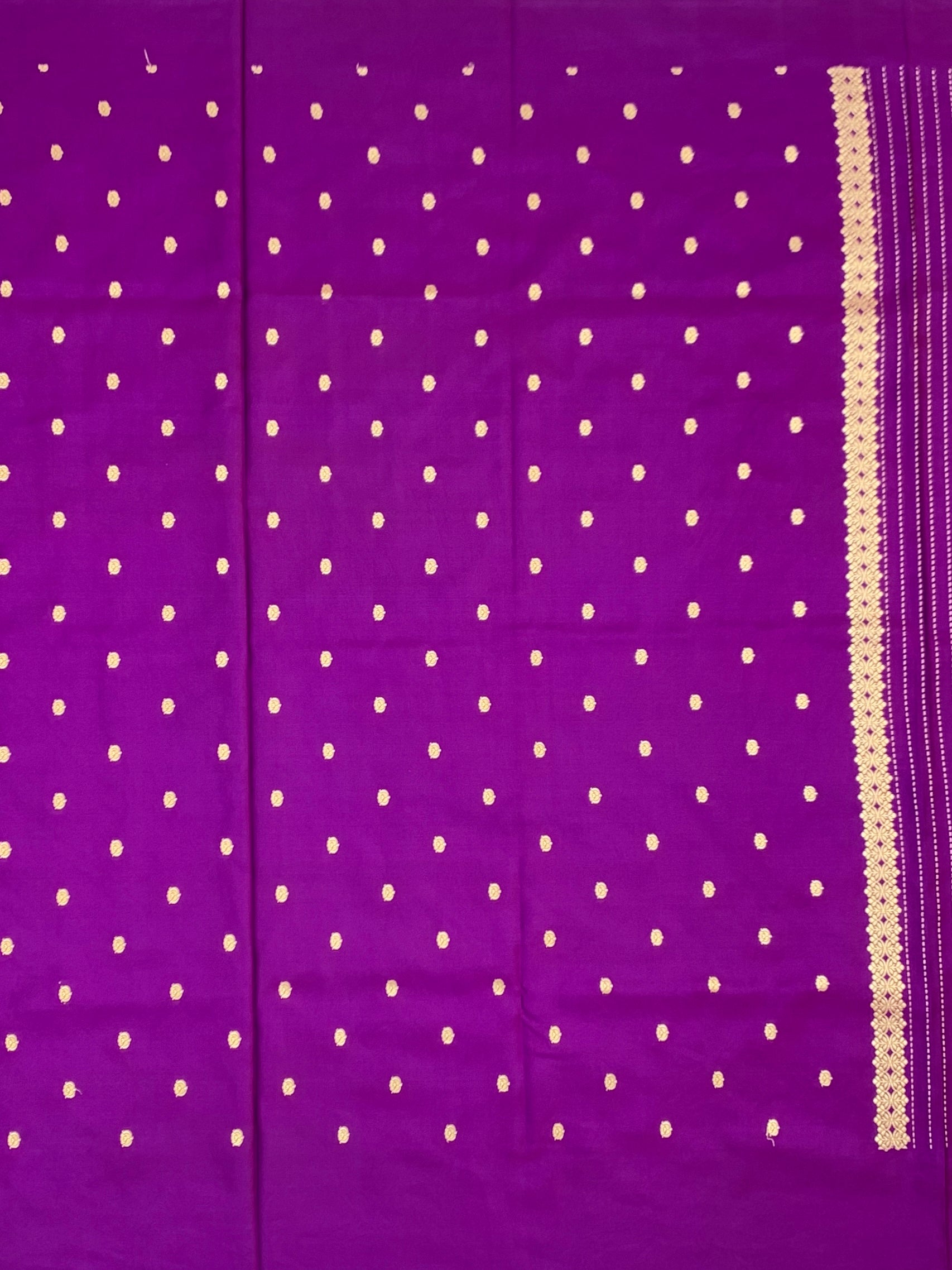 Royal Purple Mashru Silk Saree