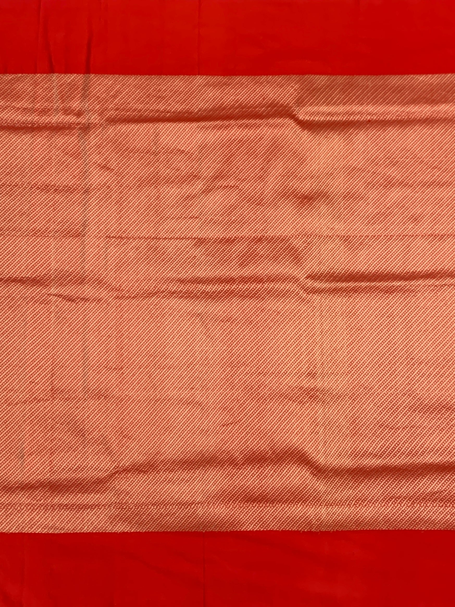 Crimson Red Contemporary Mashru Silk Saree