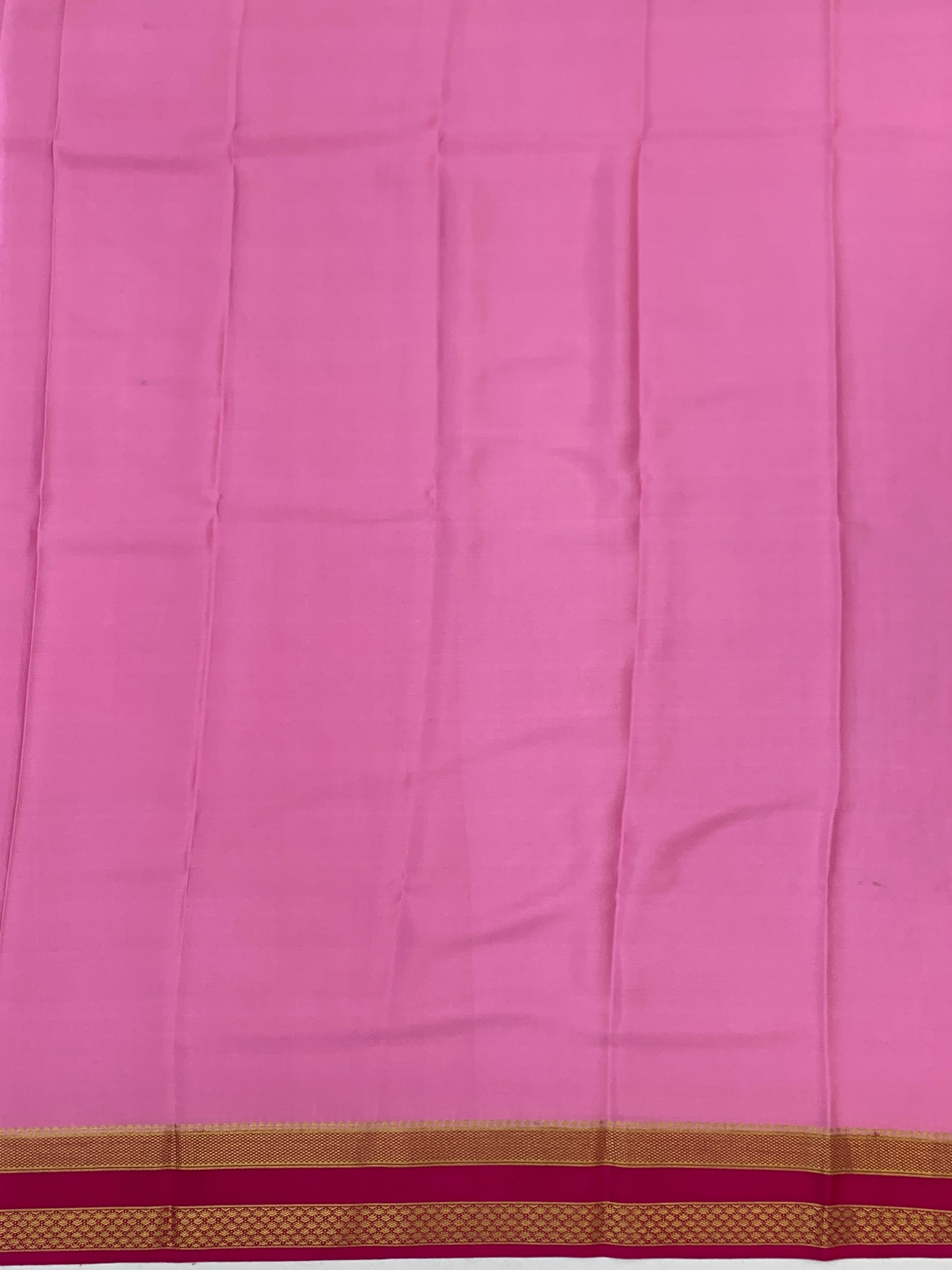 Elegance in Silk: Mysore Silk Saree in Magenta Pink
