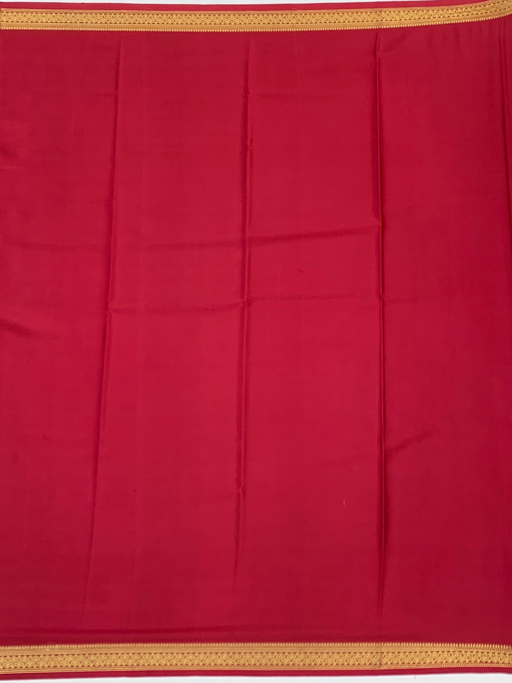 Elegant Contrast Mysore Silk Saree