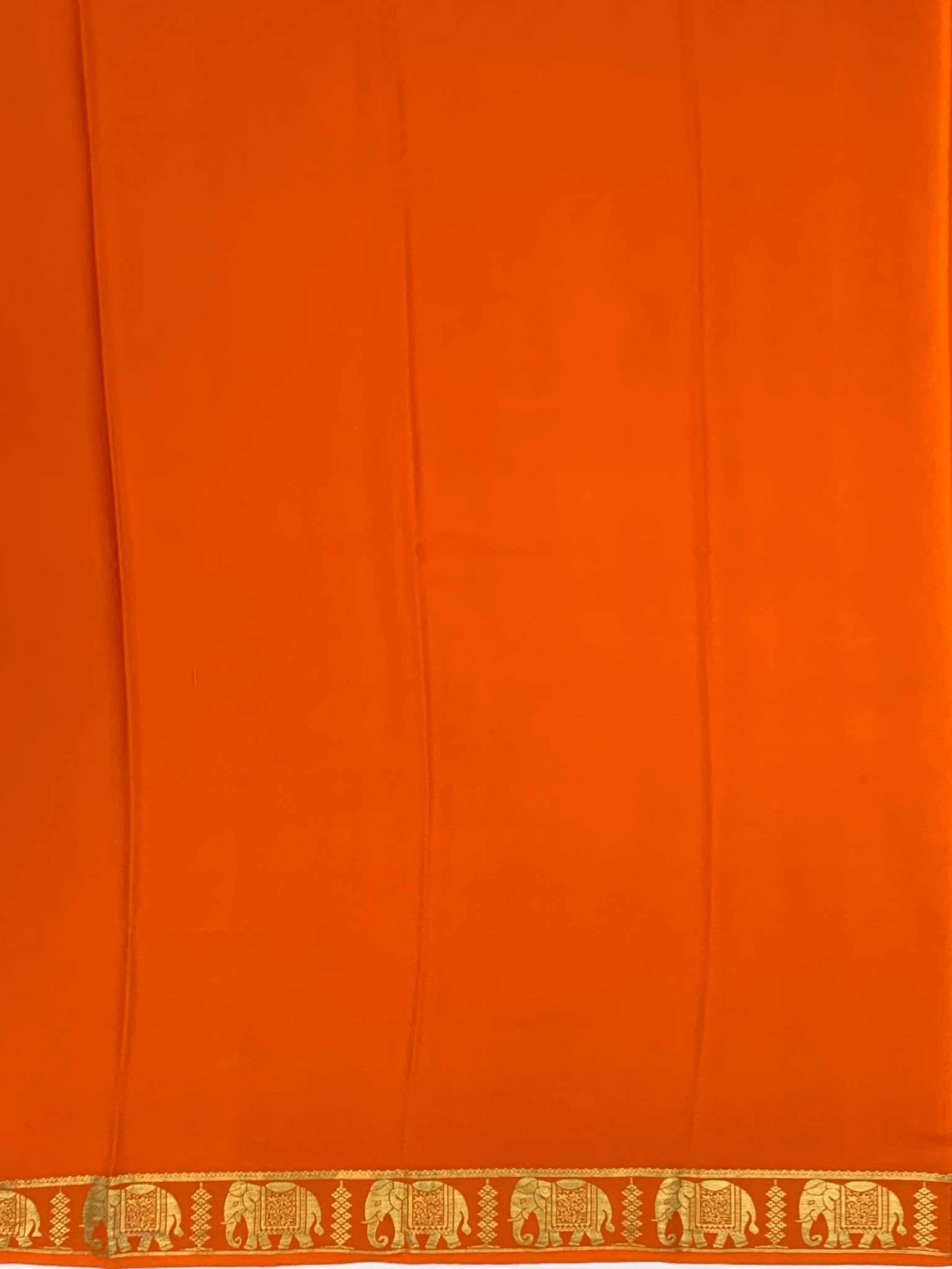 Exquisite Mysore Silk Saree – Vibrant Turquoise & Deep Amber Orange