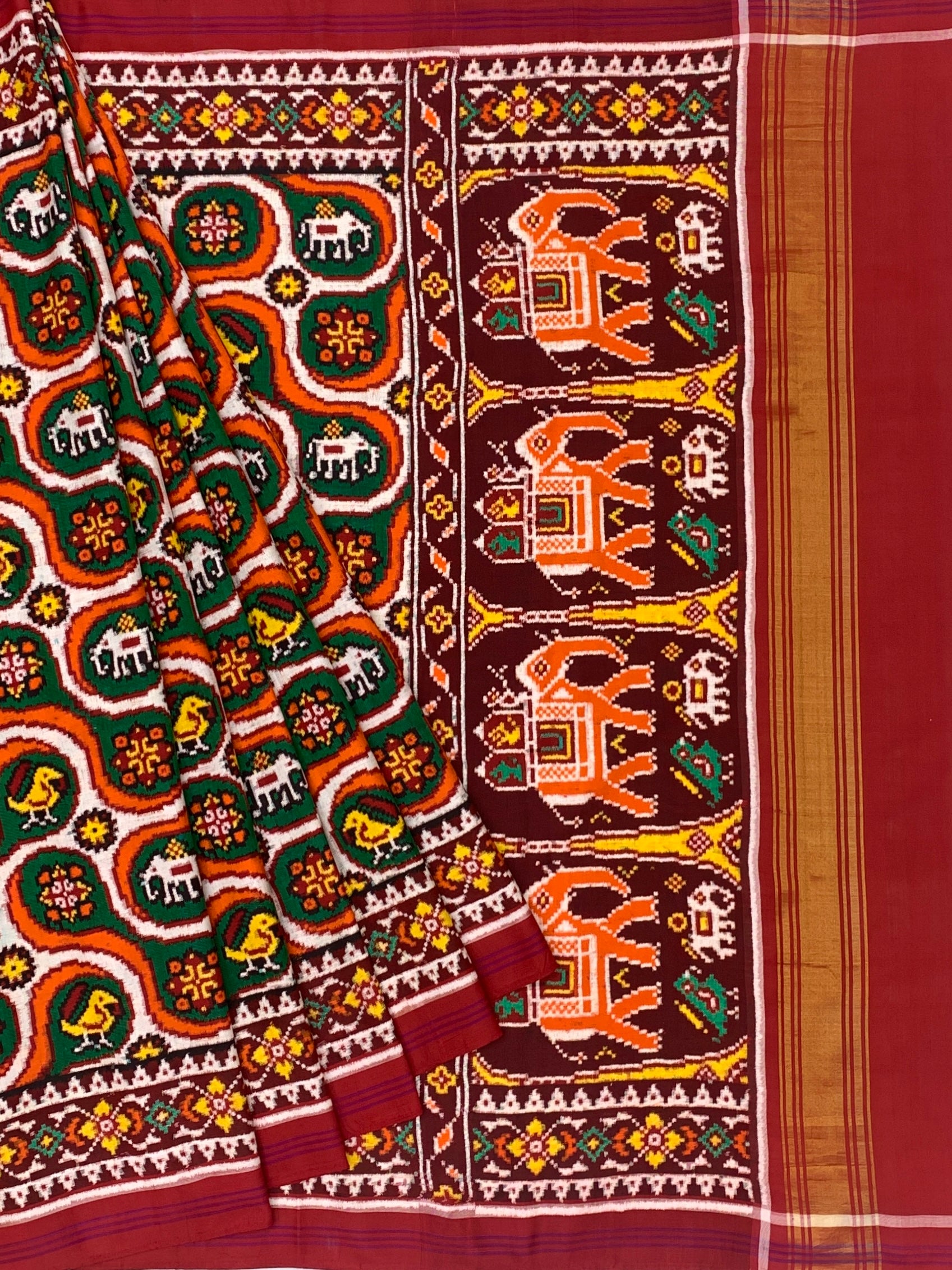 Patan Patola Saree In Multi-Colour