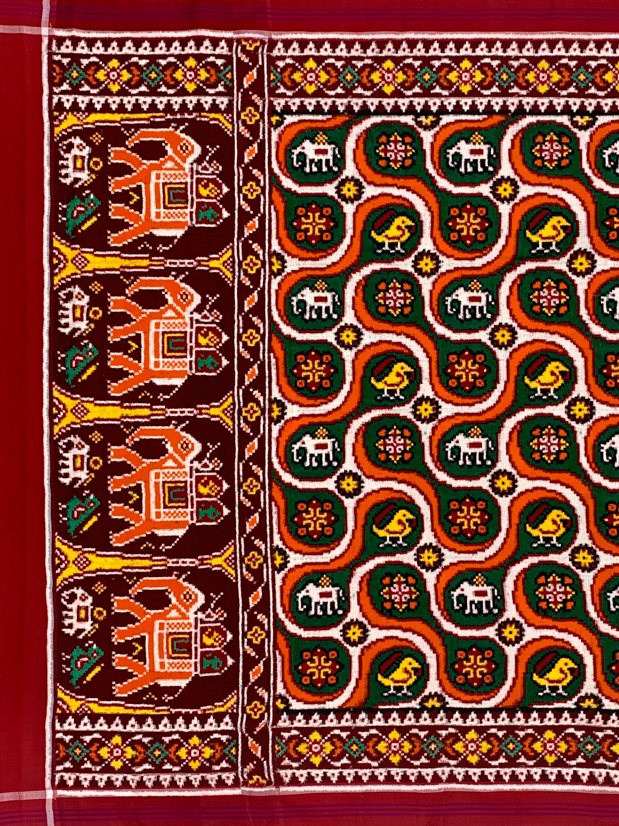 Patan Patola Saree In Multi-Colour