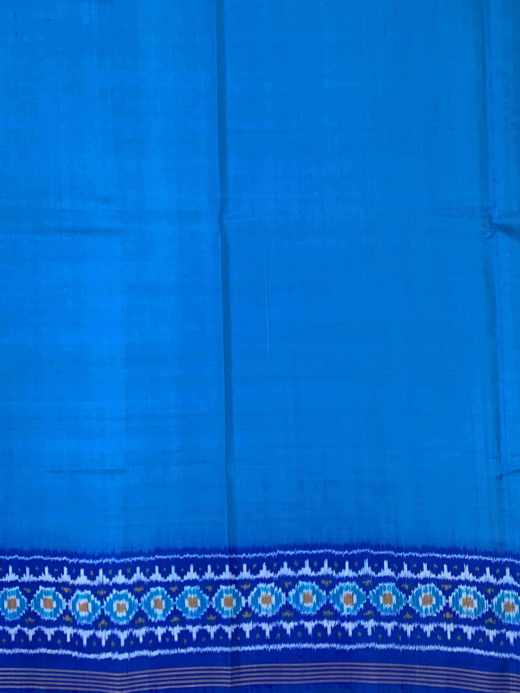 Electric Blue & Turquoise Patola Saree