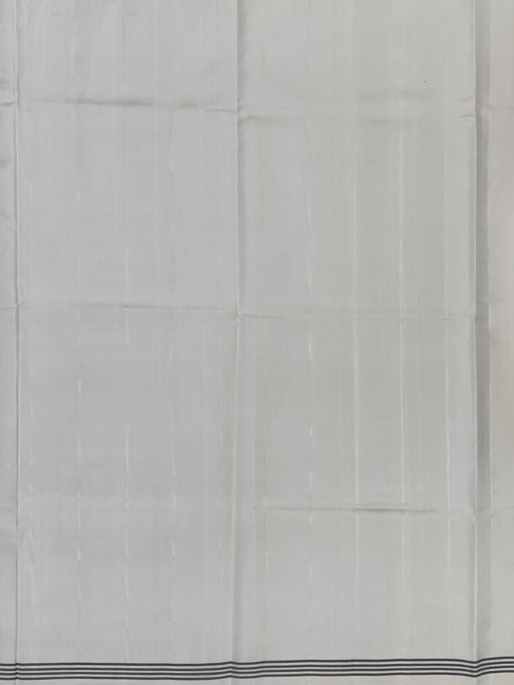 Monochrome Muse: Pristine Half White & Emerald Popat Patola Saree