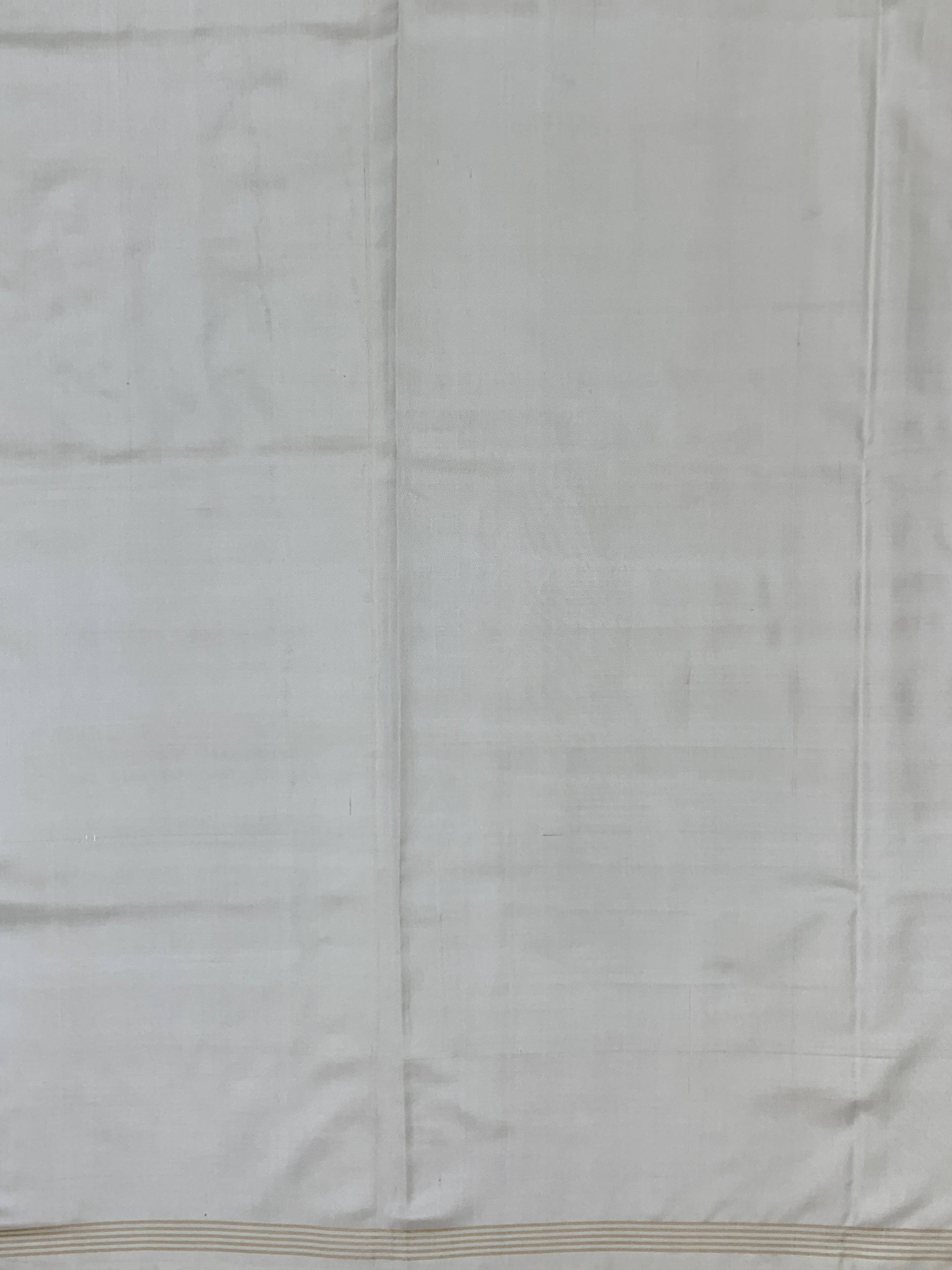 Emerald Green & Pearl White Handcrafted Patola Silk Saree
