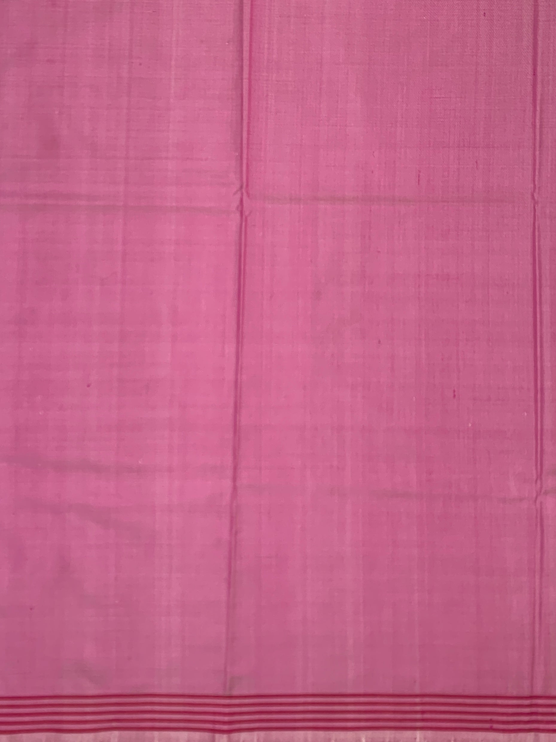 Ivory & Rose Pink Handloom Patola Saree