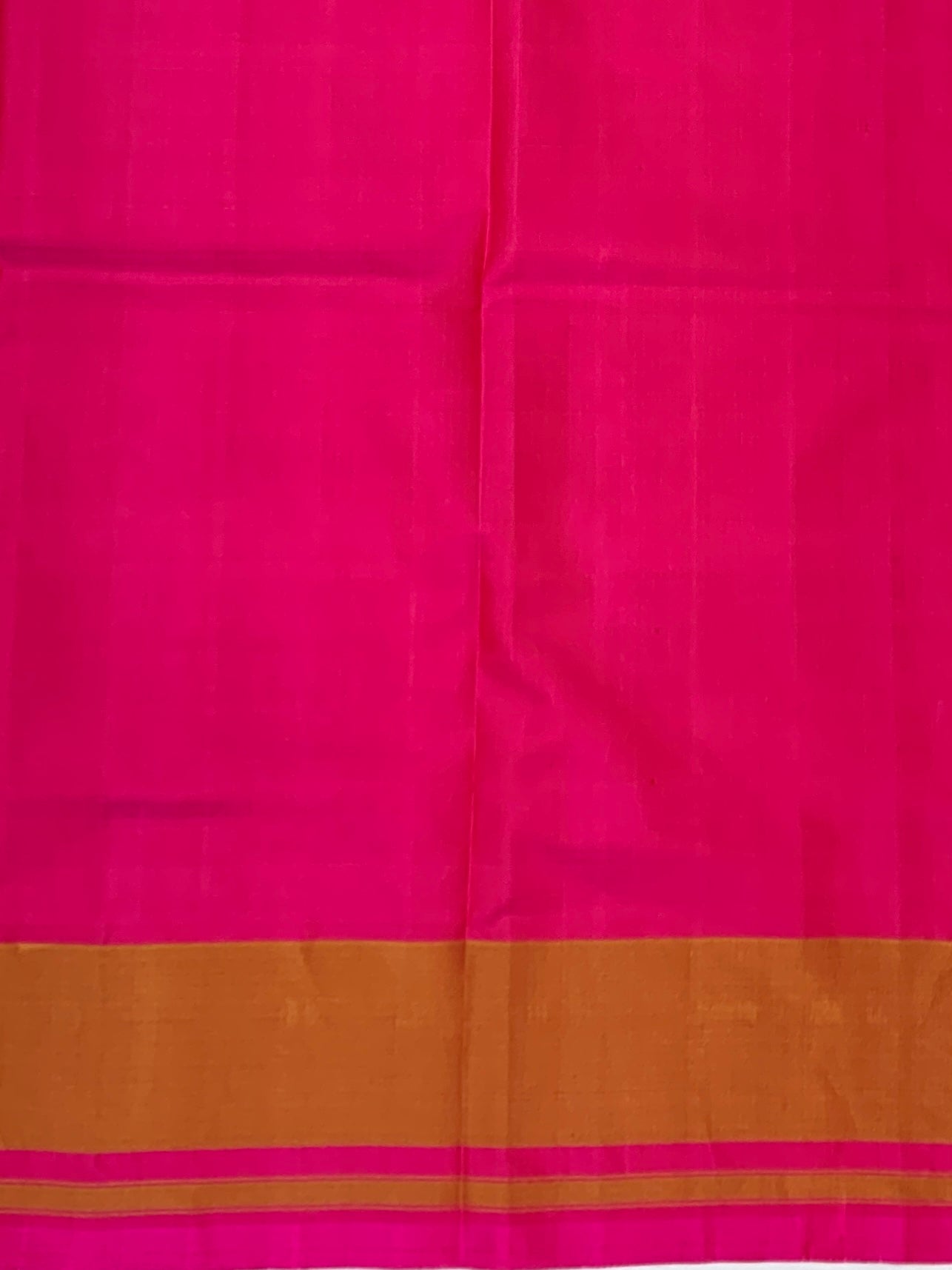 Radiant Sunset Peach & Rani Magenta Rajkot Patola Silk Saree